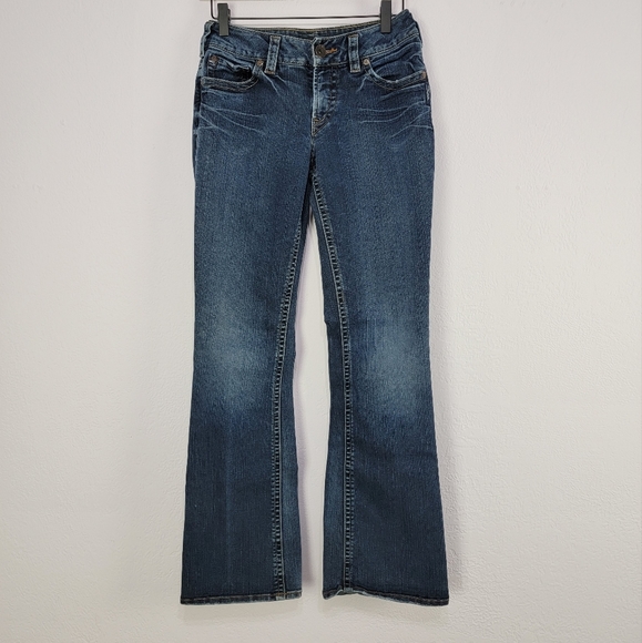 Silver Jeans Suki Mid Rise Slim Bootcut Jeans Size 27 - Picture 2 of 15